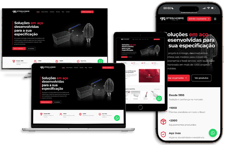 Desenvolvimento de Websites e Landing Pages